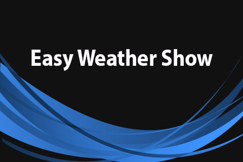 Joomla extension JoomClub Easy Weather Show