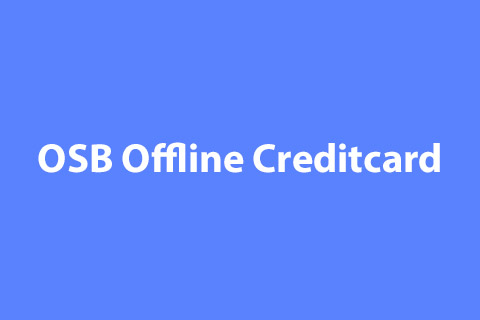 Joomla extension OSB Offline Creditcard