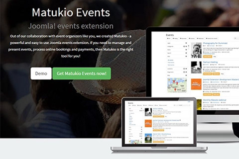 Joomla extension Matukio Events
