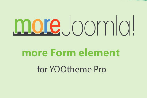 Joomla extension more Form for YOOtheme Pro