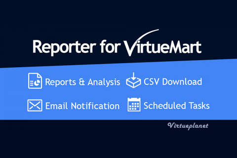 Joomla extension Reporter for VirtueMart