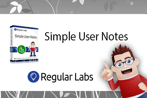 Joomla extension Simple User Notes