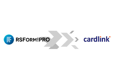 Joomla extension RSForm! Pro Cardlink