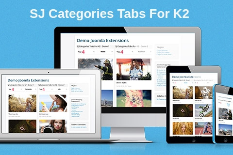 Joomla extension SJ Categories Tabs For K2