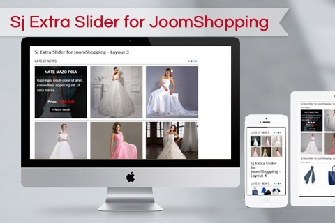 Joomla extension SJ Extra Slider for JoomShopping