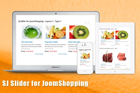 Joomla extension SJ Slider for JoomShopping