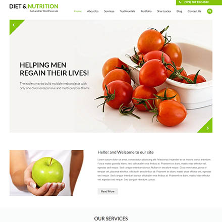 SKT Themes Diet And Nutrition Pro