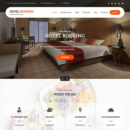 SKT Themes Hotel Booking