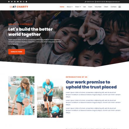 AGE Themes Charity Onepage