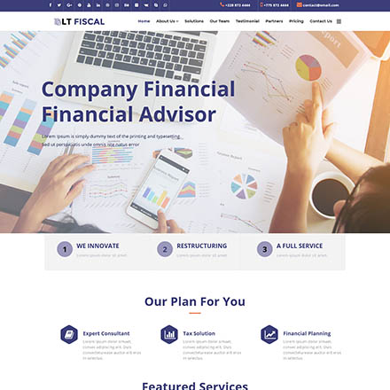 LTheme Fiscal Onepage