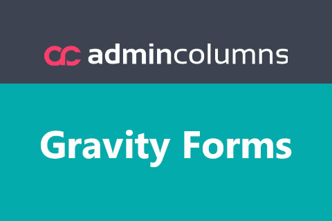 WordPress plugin Admin Columns Pro Gravity Forms