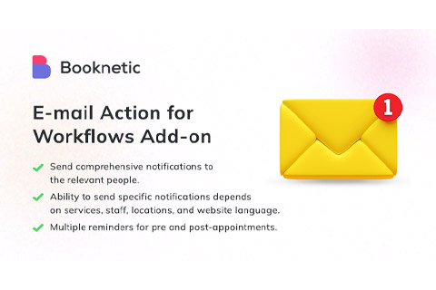 WordPress plugin Booknetic Email Action