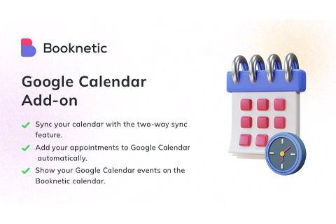 WordPress plugin Booknetic Google Calendar integration