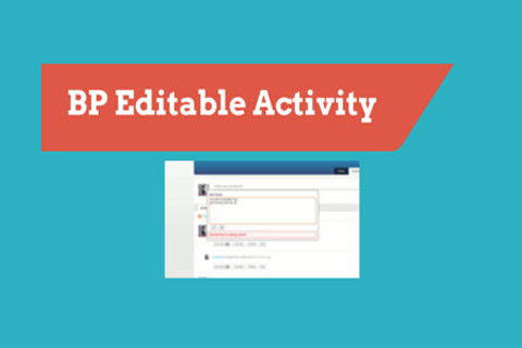 WordPress plugin BuddyPress Editable Activity