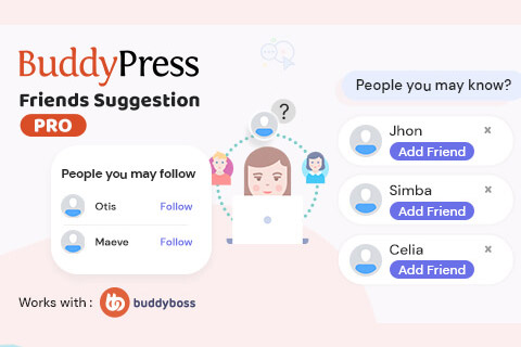 WordPress plugin BuddyPress Friends Suggestions Pro