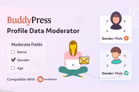 BuddyPress Profile Data Moderator