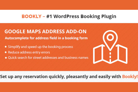 WordPress plugin CodeCanyon Bookly Google Maps Address