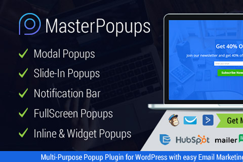 WordPress plugin CodeCanyon Master Popups