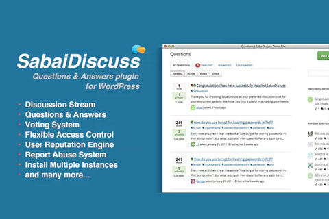 WordPress plugin CodeCanyon Sabai Discuss