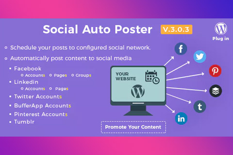 WordPress plugin CodeCanyon Social Auto Poster