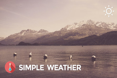 WordPress plugin CodeCanyon Simple Weather