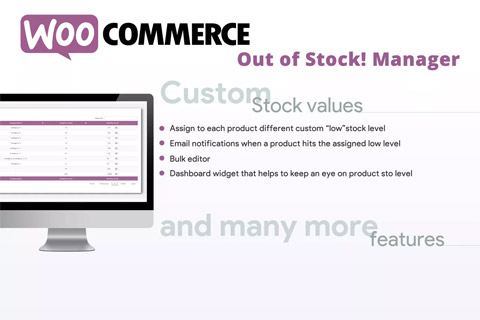 WordPress plugin CodeCanyon WooCommerce Out of Stock Manager