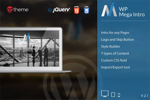 CodeCanyon WP Mega Intro
