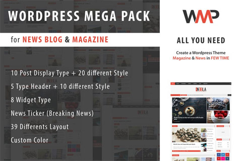 CodeCanyon WP Mega Pack for News