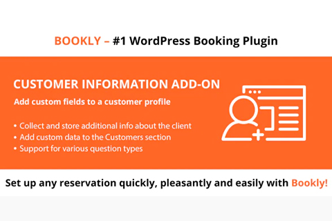 WordPress plugin CodeCanyon Bookly Customer Information