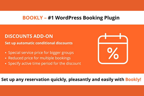 WordPress plugin CodeCanyon Bookly Discounts