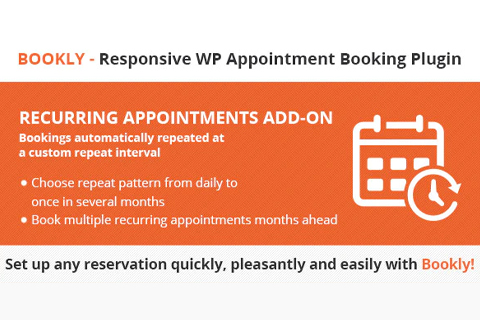 WordPress plugin CodeCanyon Bookly Recurring Appointments
