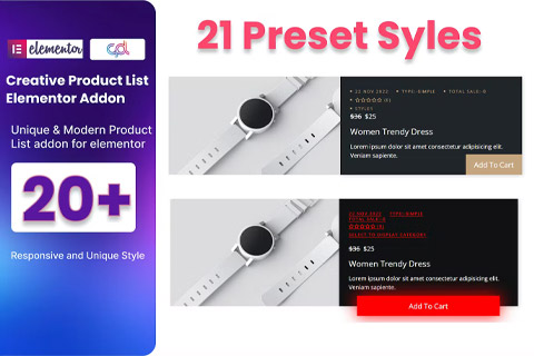 WordPress plugin CodeCanyon BWD WooCommerce Product List