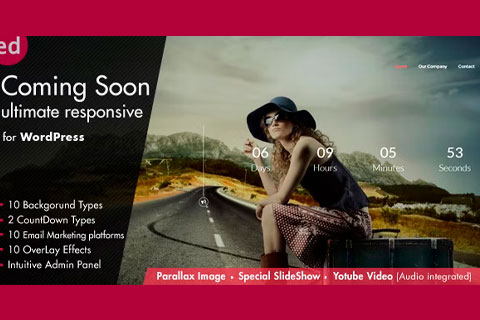 WordPress plugin CodeCanyon Coming Soon CountDown