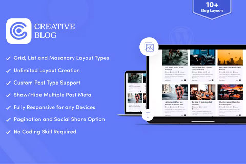 WordPress plugin CodeCanyon Creative Blog Designer Bundle