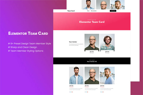 CodeCanyon Elementor Team Card