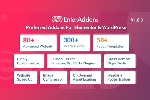 WordPress plugin CodeCanyon Enter Addons Pro