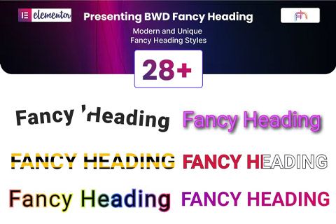 CodeCanyon BWD Fancy Heading