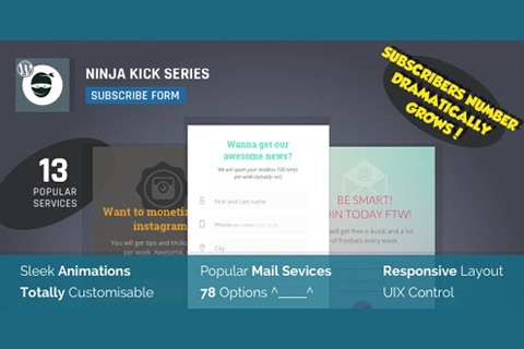 CodeCanyon Ninja Kick Subscription Email List