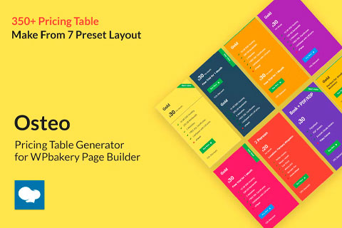 CodeCanyon Osteo Pricing Table