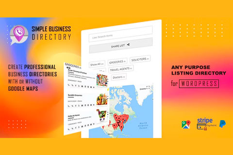 WordPress plugin CodeCanyon Simple Business Directory Pro
