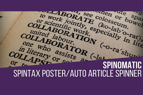 CodeCanyon Spinomatic Spintax Post Generator