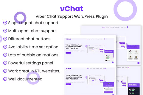 WordPress plugin CodeCanyon vChat