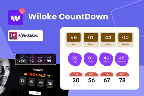 WordPress plugin CodeCanyon Wiloke Countdown Timer