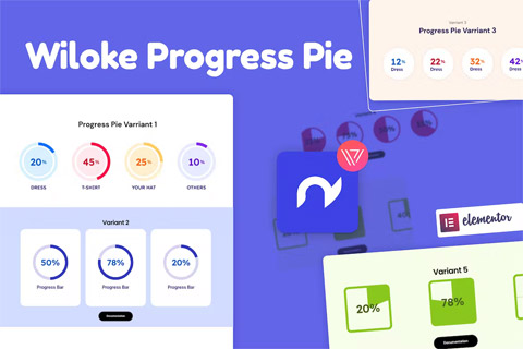 WordPress plugin CodeCanyon Wiloke Progress Pie