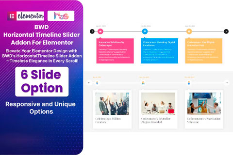 CodeCanyon BWD Horizontal Timeline Slide