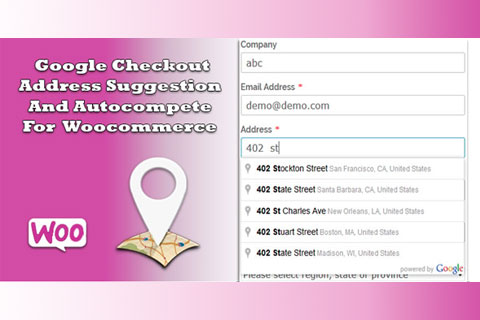 CodeCanyon Google Checkout Address Suggestion And Autocomplete For WooCommerce