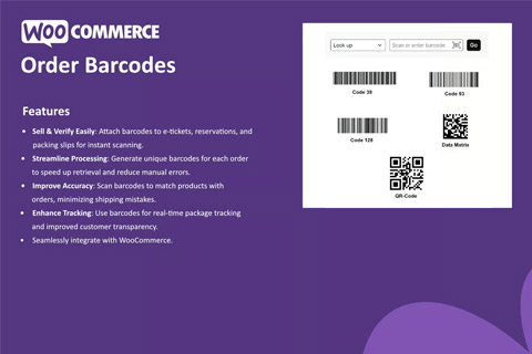 WordPress plugin CodeCanyon Order Barcodes for WooCommerce