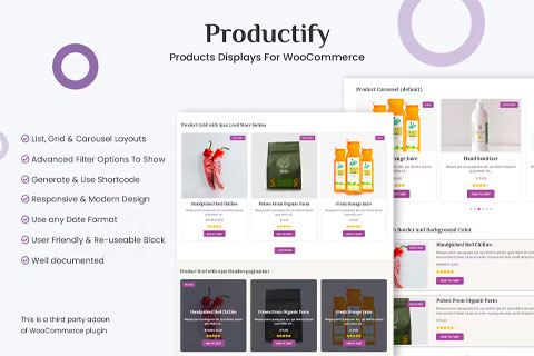 WordPress plugin CodeCanyon Productify