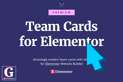 WordPress plugin CodeCanyon Team Cards for Elementor