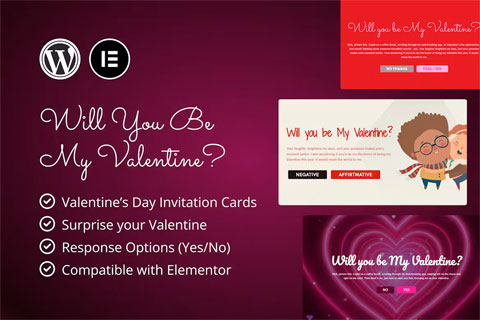 WordPress plugin CodeCanyon Valentines Day Invitations